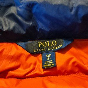 Childres Polo down puffy winter jacket